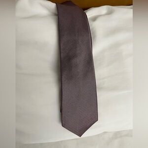 Cremieux Silk Seven-Fold Neck Tie - Made in Italy - Purple